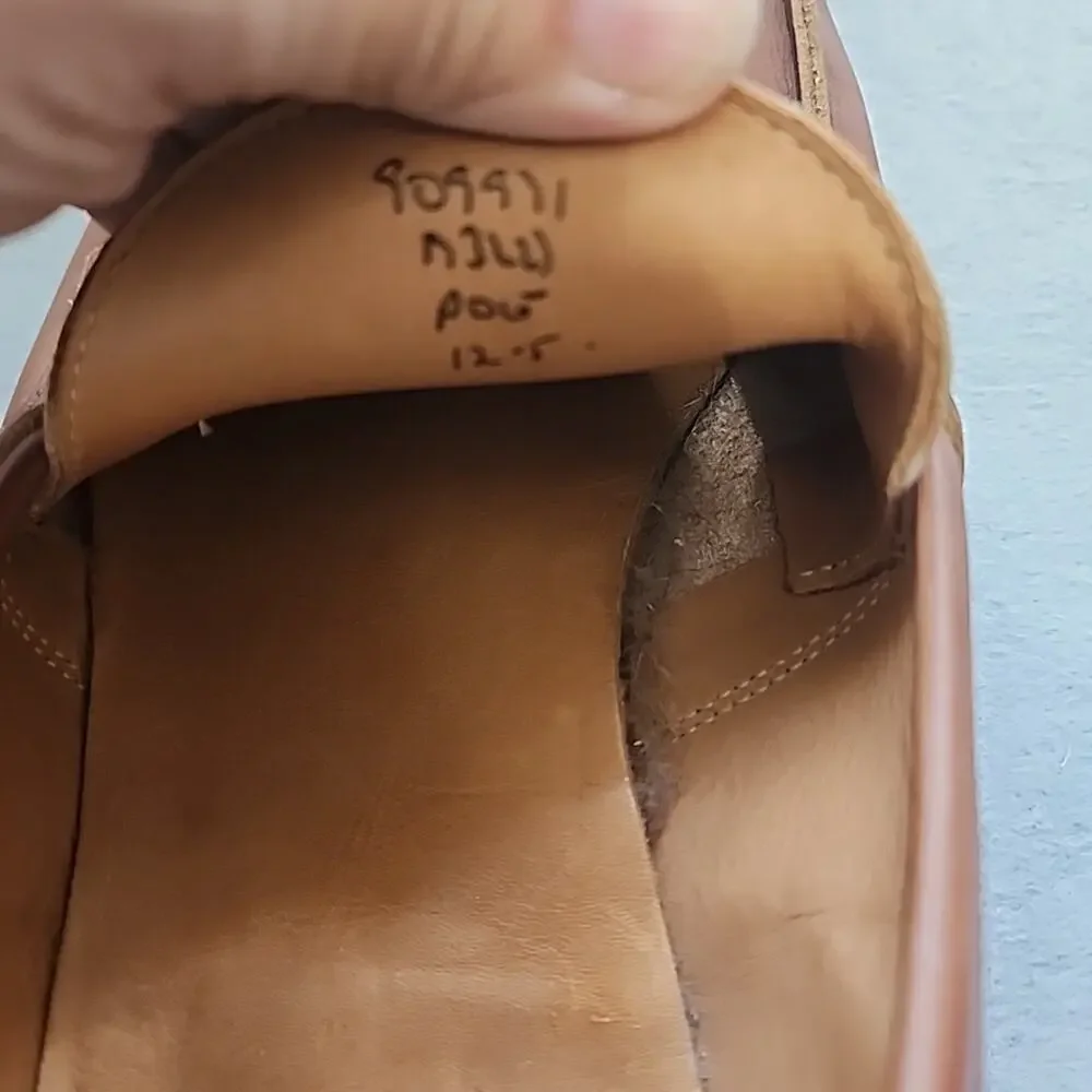 Trickers Tan Mens Penny Loafers Shoes UK 12-5 US 13‎ EU 47 Split Toe England